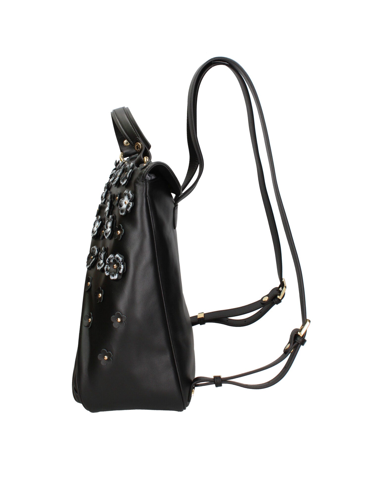 Zeffira Elite B17244-NERO Zaino da donna in vera pelle Braccialini