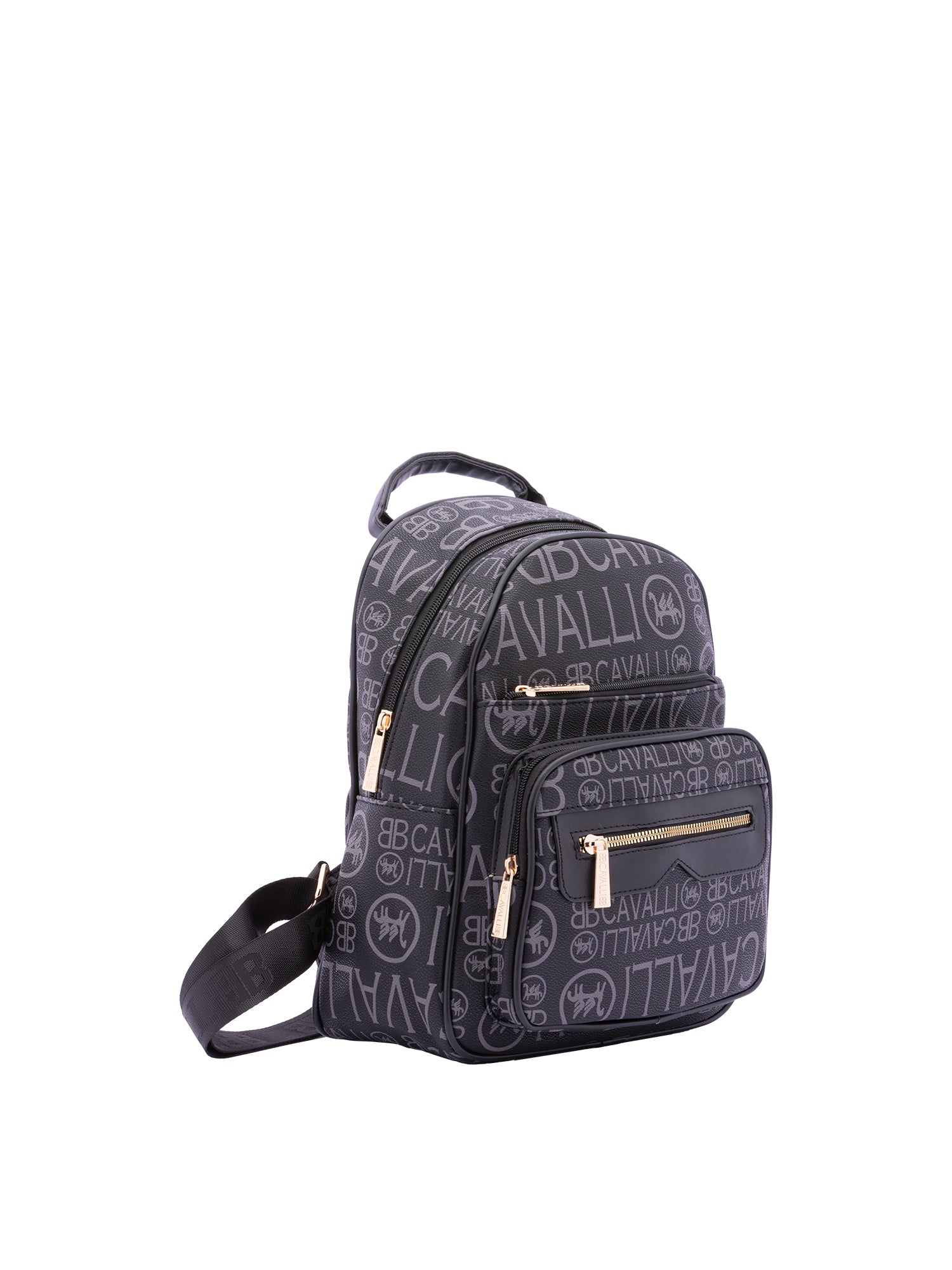 Zaino da donna in ecopelle Casual BC1372-NERO NERO B Cavalli