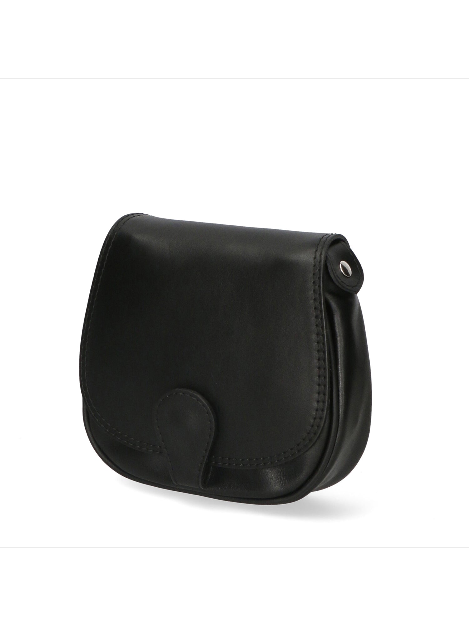 Bianca Borsa a tracolla da donna Vera pelle 10016 1020-NERO BLACK Gave Lux