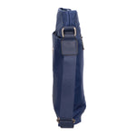 Borsa a tracolla uomo 100% pelle PU PCL3159-BLUE Northampton Polo Club