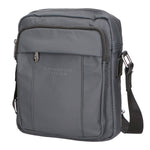 Borsa a tracolla uomo 100% pelle PU PCL3016-GREY Northampton Polo Club