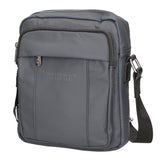 Borsa a tracolla uomo 100% pelle PU PCL3016-GREY Northampton Polo Club