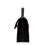 Borsa a mano da donna 100% pelle vegana PU 700-2PT-BLACK Diana&co