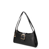 Borsa a spalla da donna Ecopelle DC3532-2-BLACK Diana&co