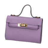 Uma Borsa a mano da donna Vera pelle 06525-D87 VIOLET Gave Lux