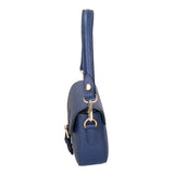 Viktoria Borsa a spalla da donna Vera pelle 06526-D24 BLU JEANS Gave Lux