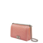 Borsa a mano da donna 100% Pvc FLAT M MANHATTAN-MAUVE + OFF SILVER Marc Ellis