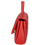 Viola Borsa a mano da donna Vera Pelle 06862-S10 RUBINO Gave Lux