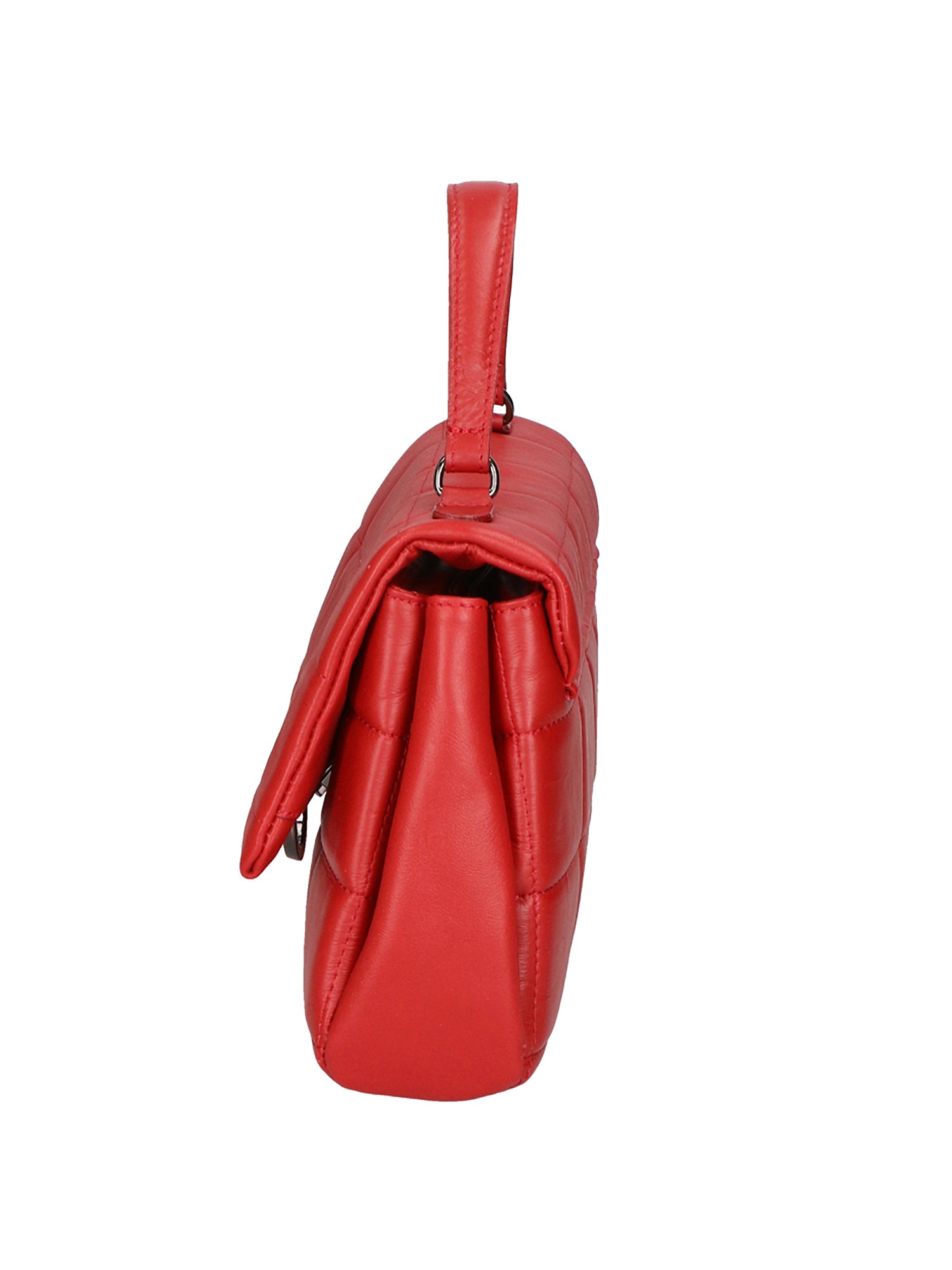 Viola Borsa a mano da donna Vera Pelle 06862-S10 RUBINO Gave Lux