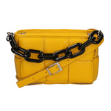 Aida Borsa a mano da donna Vera pelle 04722-D04 GIALLO YELLOW Gave Lux