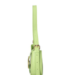 Borsa a spalla da donna 100% vera pelle 07213-L260 PISTACCHIO Roberta Rossi