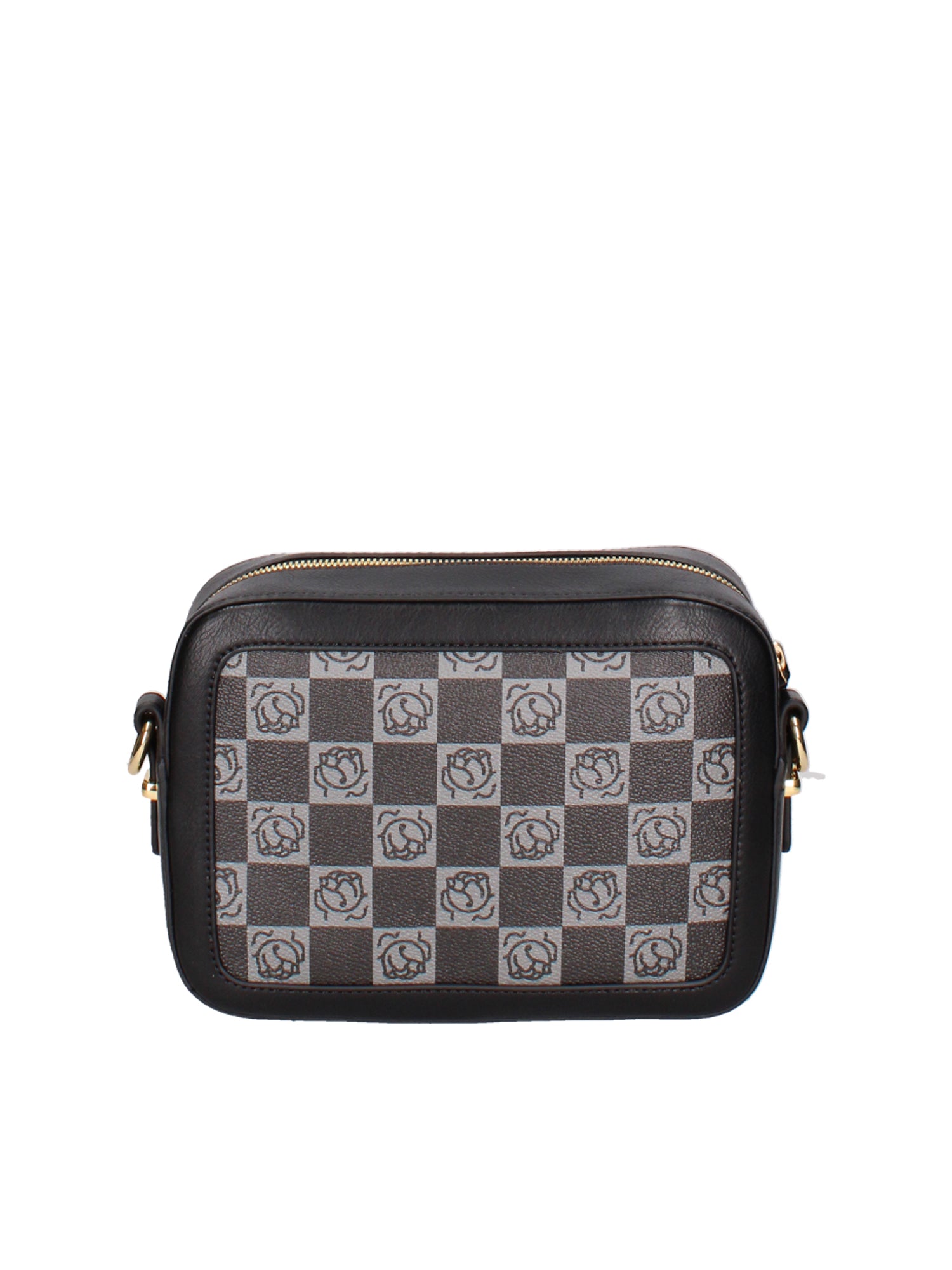 Brisella Borsa a tracolla da donna 100% poliuretano B16175-NERO Braccialini