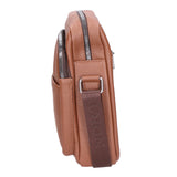 Borsa a tracolla uomo Pelle vegana PU PCL3026-KHAKI Northampton Polo Club