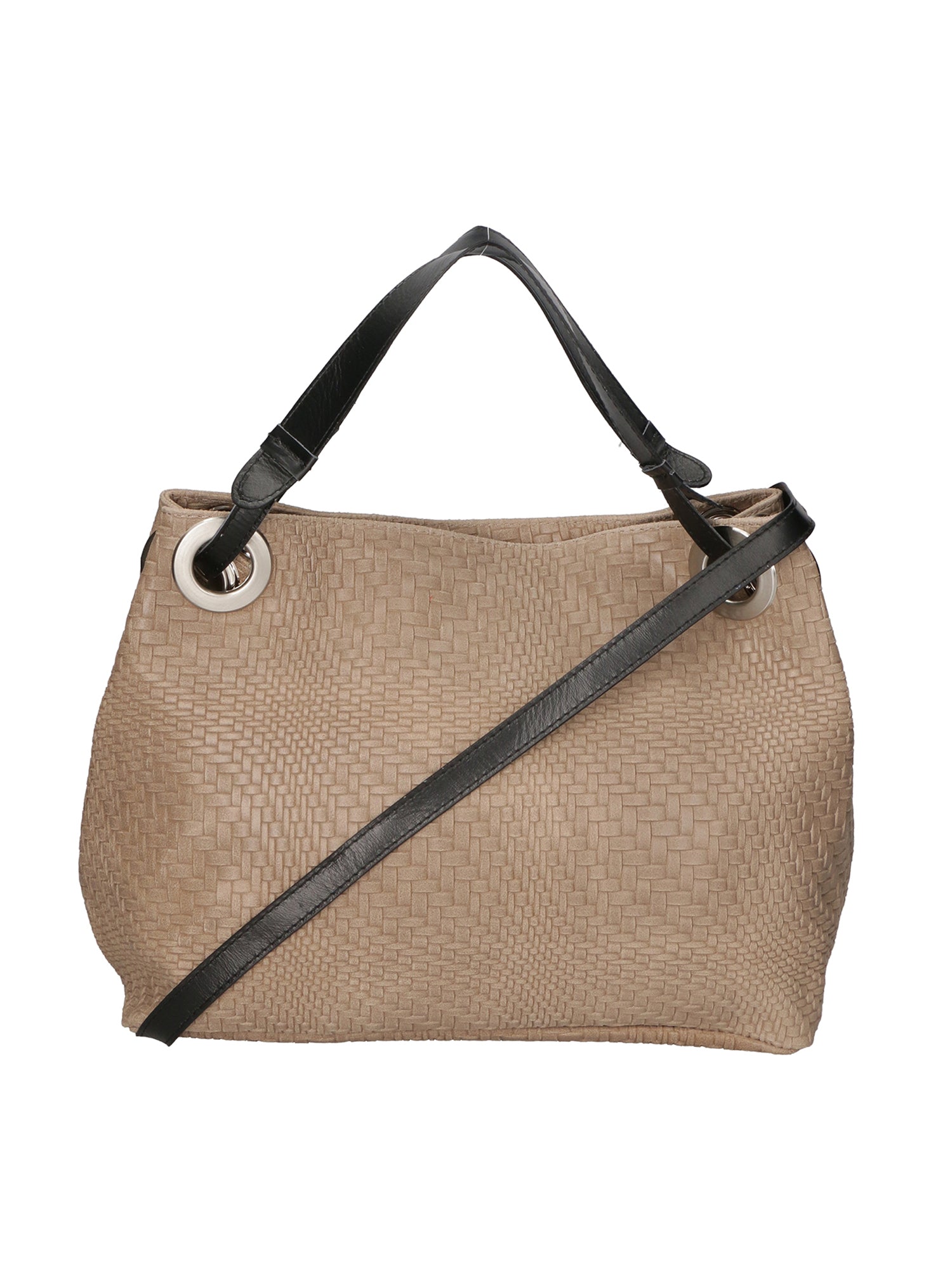 Emilia Borsa a spalla da donna Vera pelle 80059-004 TAUPE Gave Lux