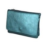 Angelica Pochette da donna Vera pelle 05413-L018 PETROLIO Gave Lux