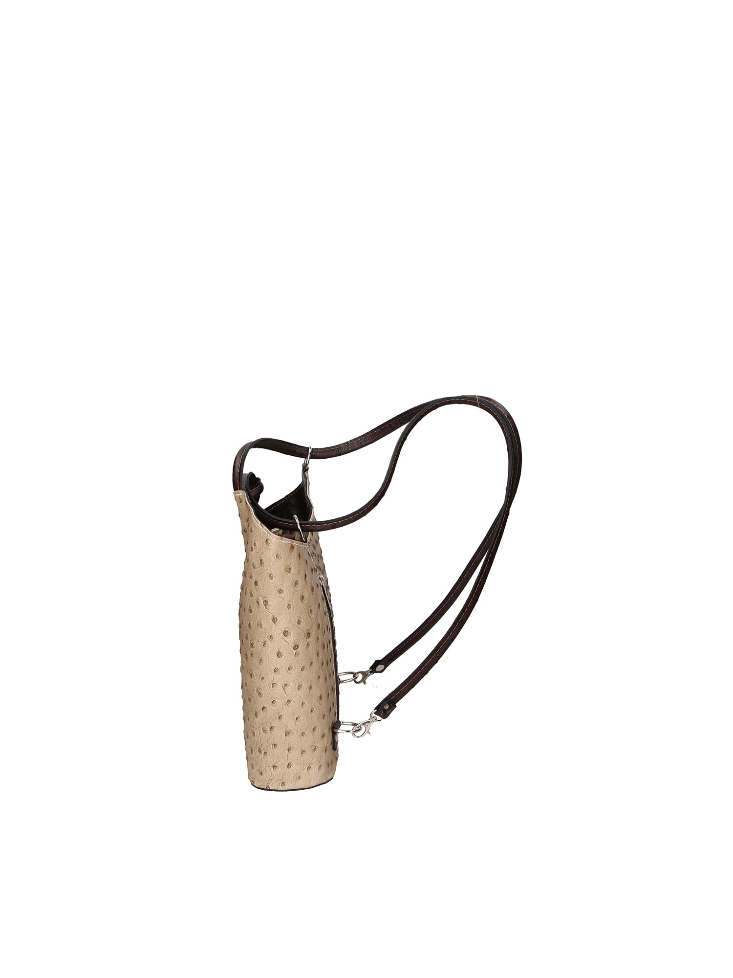 Chanel 3005-04 TAUPE 14 T.MORO Zaino da donna in vera pelle Gave Lux