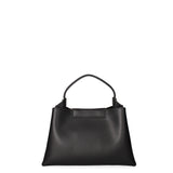 Borsa a mano da donna 100% pelle riciclata 07227-Nero Viola Castellani