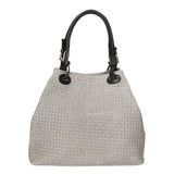 Araminta Borsa Shopper da donna Vera Pelle 80047-018 GRIGIO MEDIO Gave Lux