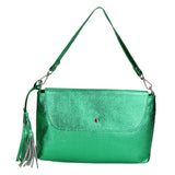 Auralia Borsa a mano da donna Vera pelle 05923-DL47 SMERALDO Gave Lux