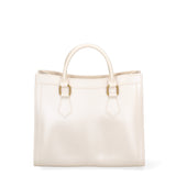 Borsa a mano da donna 100% Pvc FLAT-WOOD-M 24-WHITECAP - LIGHT OTTONE Marc Ellis