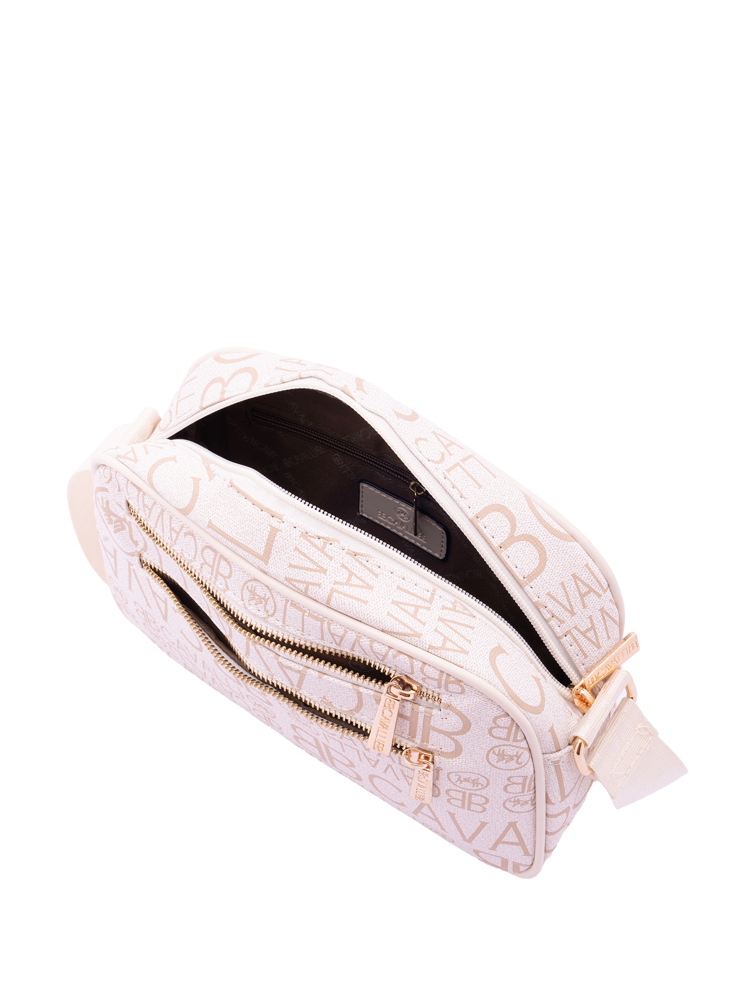 Borsa a tracolla da donna Ecopelle BC1362-OFF WHITE B Cavalli