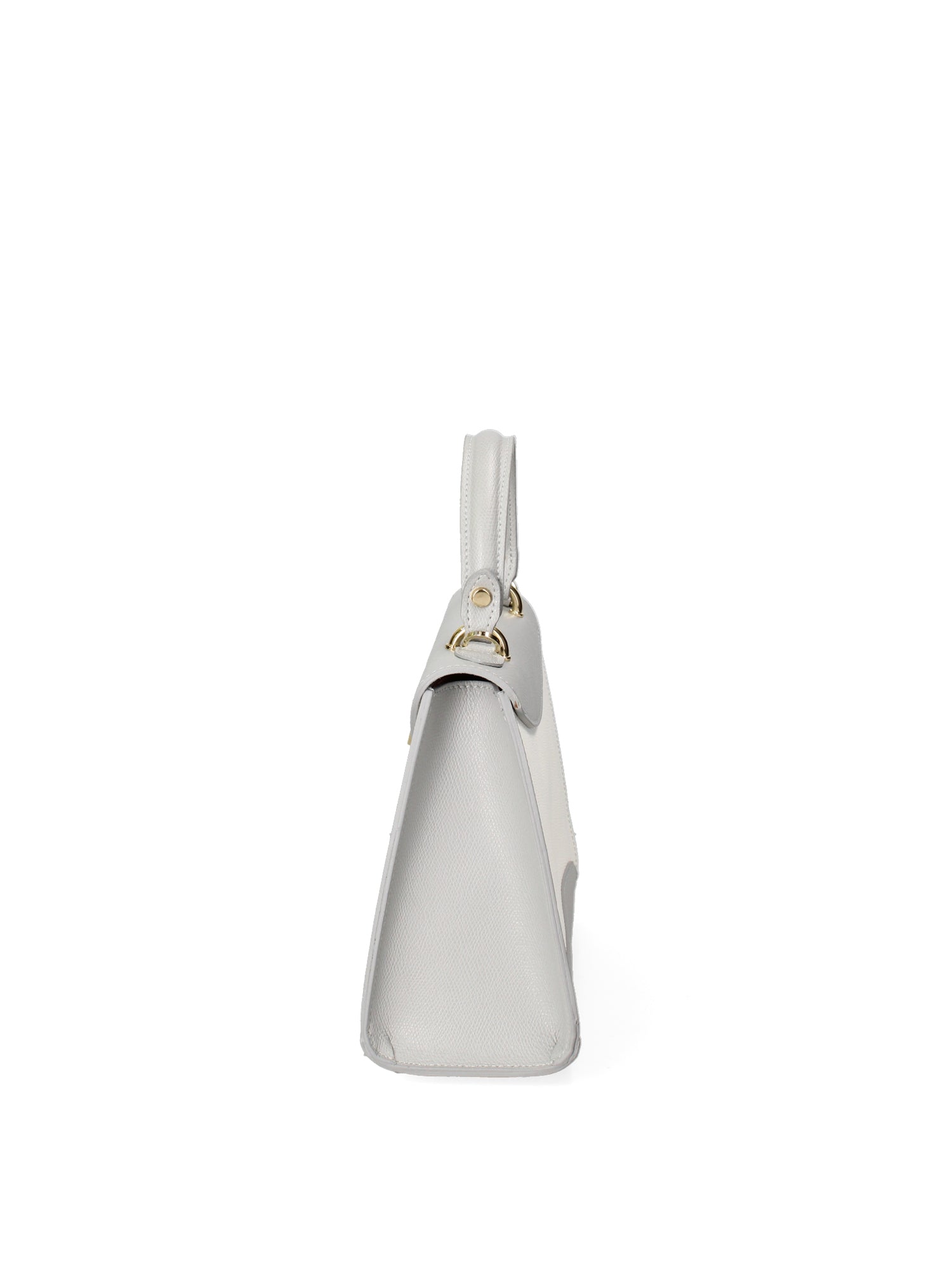 Auriga Chic Borsa a mano da donna Vera pelle 8924-BIANCO+GRIGIO Gave Lux