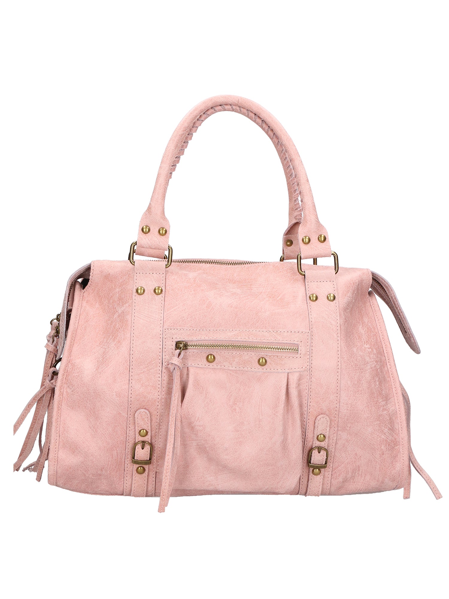 Elara Borsa a spalla da donna Vera pelle 06090-ROSA Gave Lux
