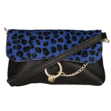Safira Borsa a mano da donna Vera pelle 04760-LEO P BLU Gave Lux