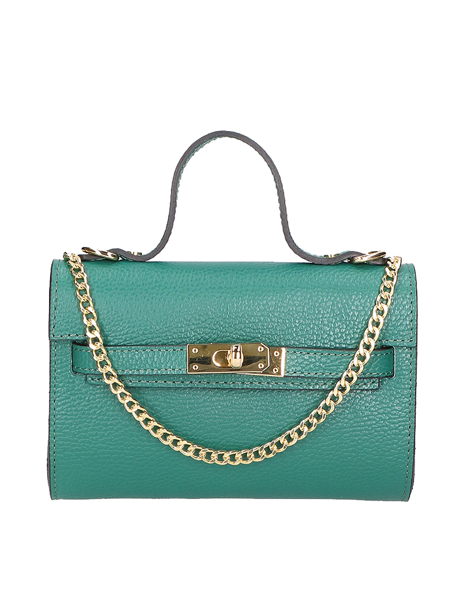 Uma Borsa a mano da donna Vera pelle 06525-D91 PAVONE Gave Lux