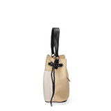 Borsa a secchiello da donna Ecopelle F6714-3-BEIGE - YELLOW David Jones