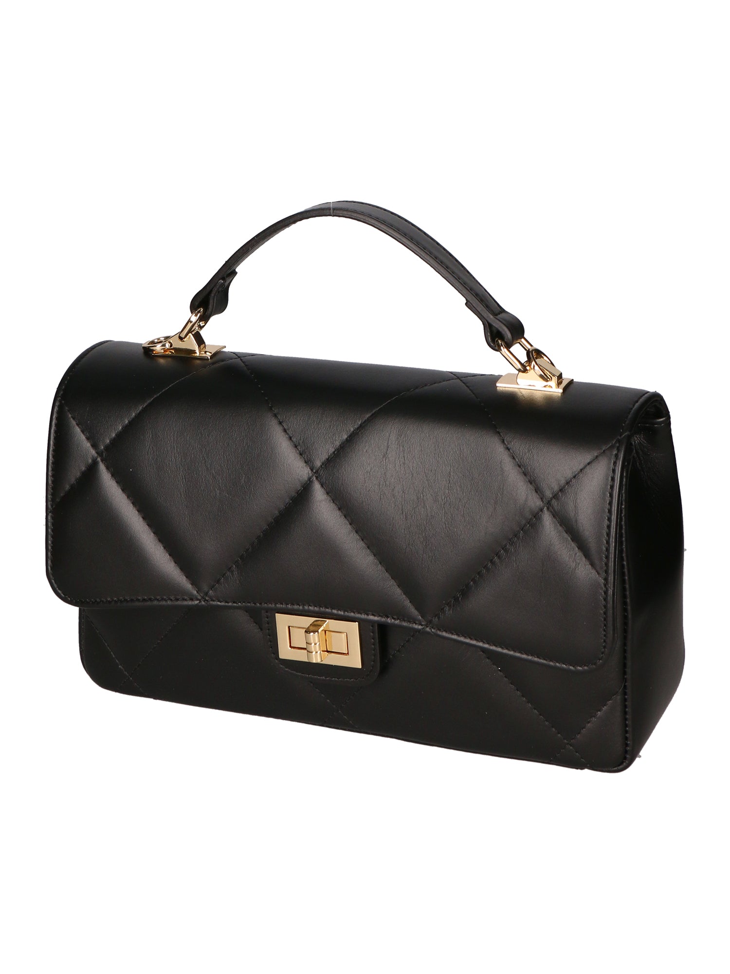 Vita Borsa a spalla da donna Vera pelle 06879-S28 NERO Gave Lux