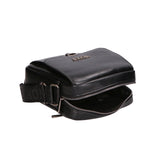 Borsa a tracolla uomo in pelle PU Casual PCL3078-BLACK Northampton Polo Club