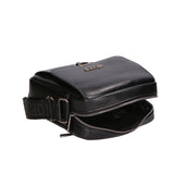 Borsa a tracolla uomo in pelle PU Casual PCL3078-BLACK Northampton Polo Club