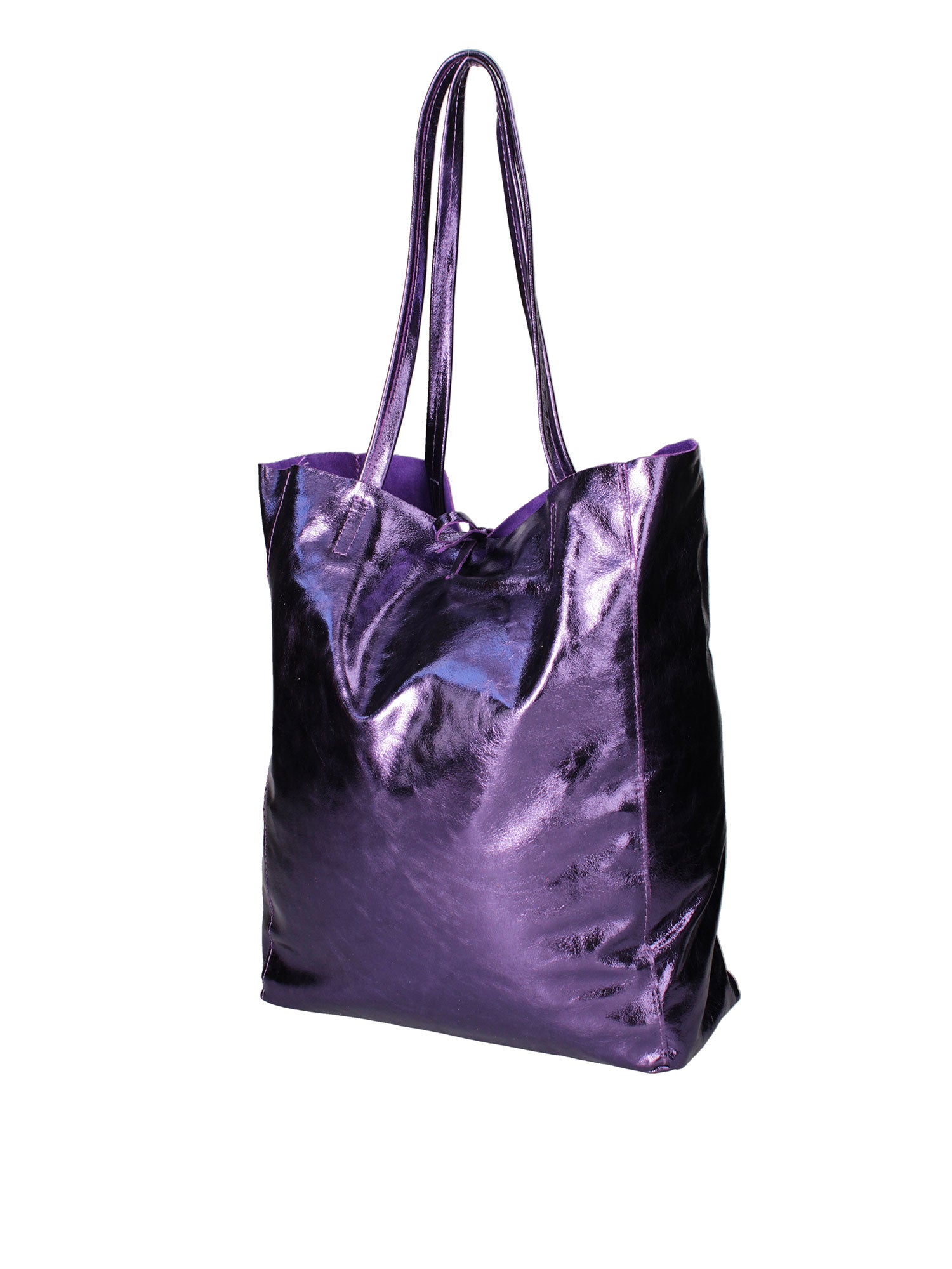 Íris Borsa a mano da donna Vera Pelle 07565-L013 VIOLA Gave Lux