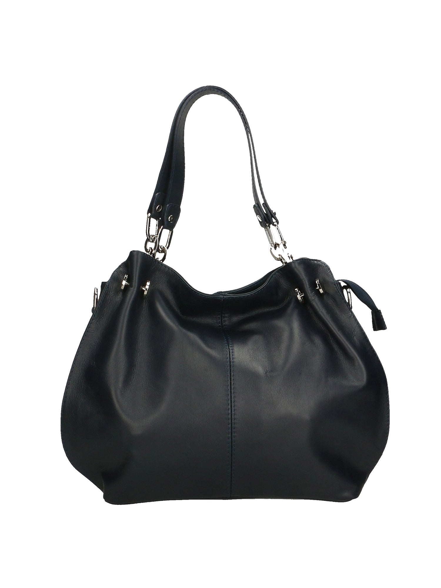 Ereba Borsa a mano da donna Made in Italy 100% pelle 3305-S24 BLU JEANS Gave Lux