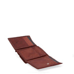 Vera pelle VS-1022-T.Moro Set portafoglio e portachiavi uomo Sergio Valentini