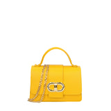 Aroa Borsa a mano da donna Vera pelle 07132-D04 GIALLO Gave Lux