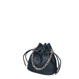 Borsa a secchiello da donna 100% PVC F6717-1-NAVY BLUE David Jones