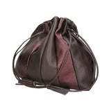 Nunzia Borsa a spalla da donna Vera pelle 576042-T.MORO DARK BROWN Gave Lux