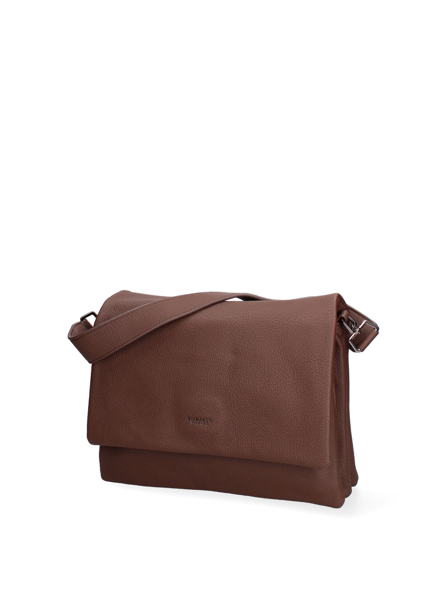 Borsa a spalla da donna Ecopelle 637-2-COFFEE Diana&co