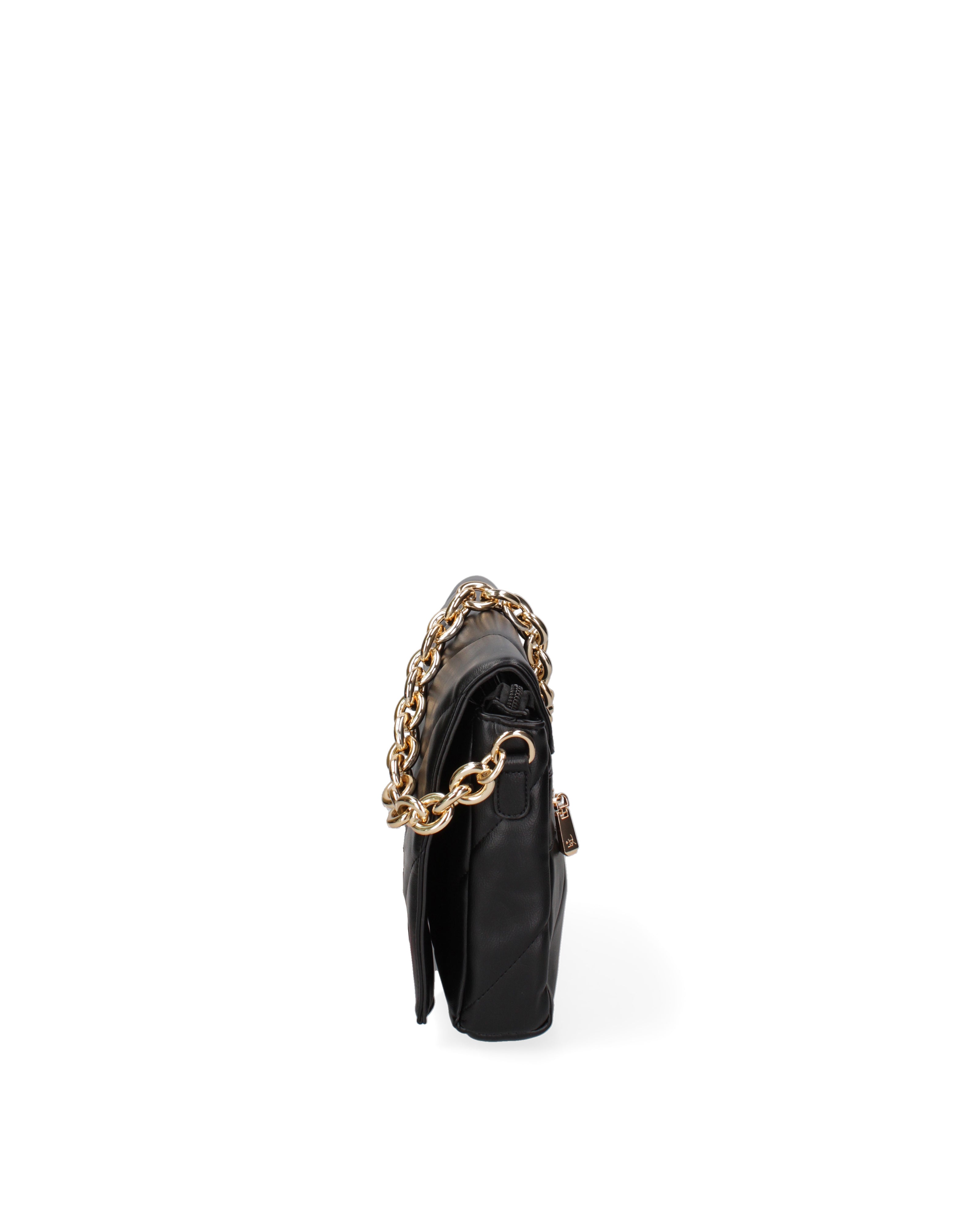 Borsa a spalla da donna Ecopelle DC3122-2-BLACK Diana&co