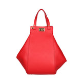 Lindsey Borsa a mano da donna 100% vera pelle 07162-D58 ROSSO FUOCO Viola Castellani