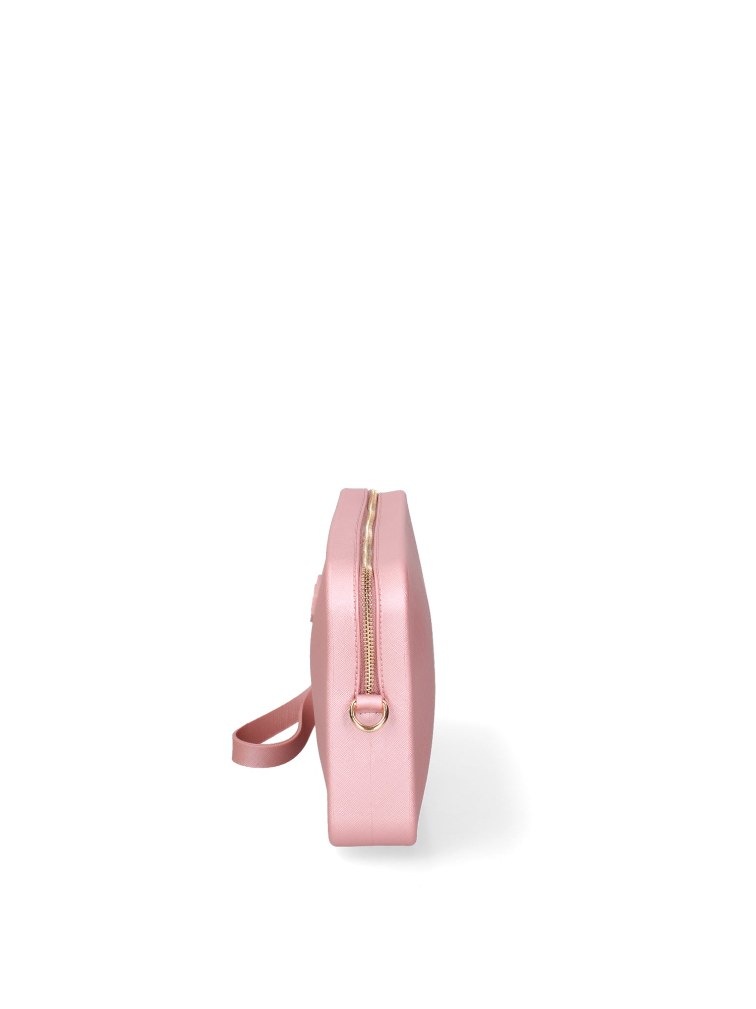 Borsa a tracolla da donna 100% Pvc FLAT-FLOWE-OLD ROSE - LIGHT GOLD Marc Ellis