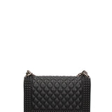 Borsa a mano donna 100% gomma FLAT PENKA M-BLACK-BRUSH CDF Marc Ellis