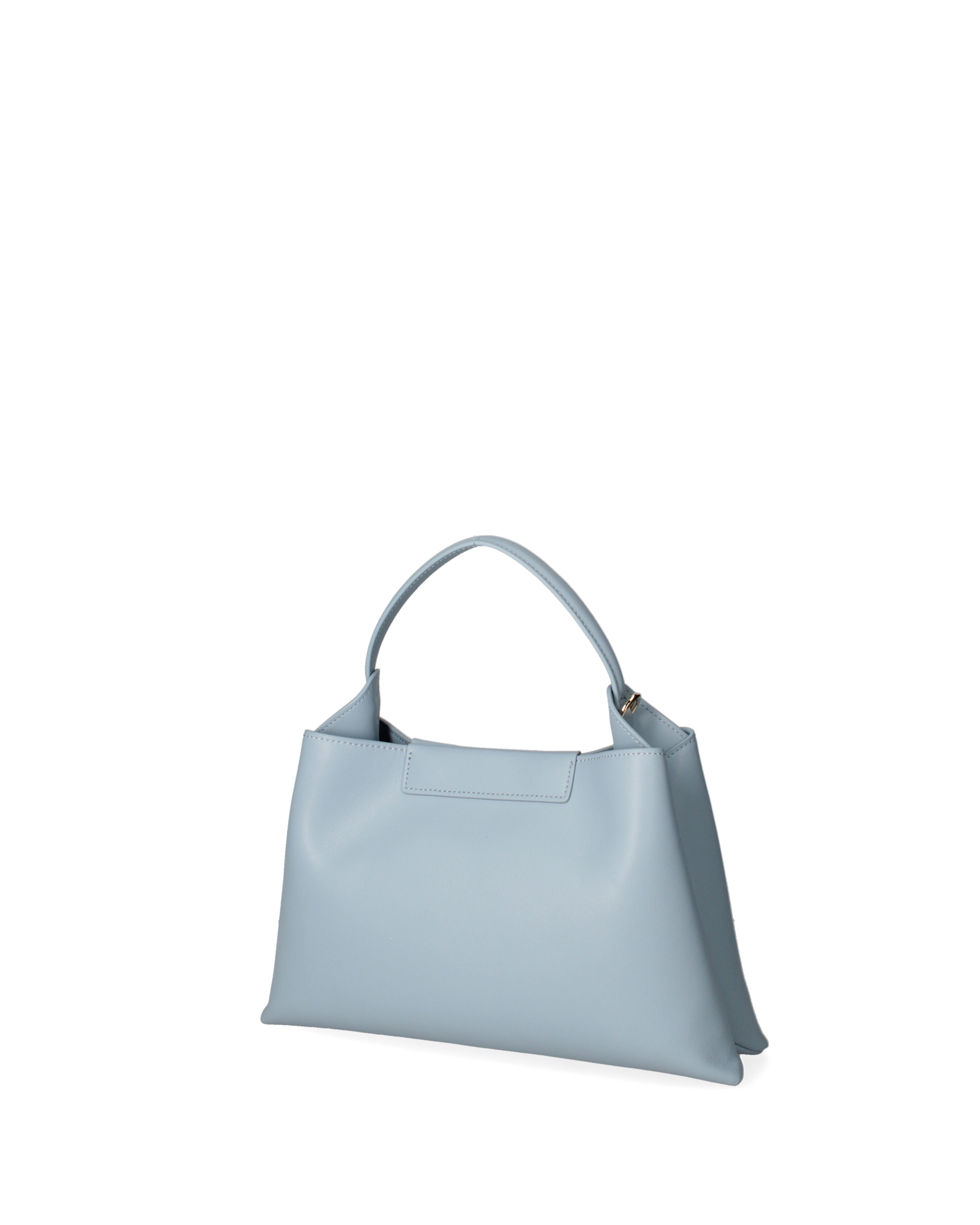 Borsa a mano da donna 100% pelle riciclata 07227-Cielo Viola Castellani