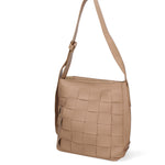 Borsa a spalla da donna 100% Pvc CM6408-ALMOND David Jones