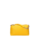 Borsa a spalla da donna Vera pelle 07141-D04 GIALLO Viola Castellani