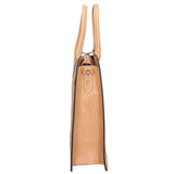 Giulia Borsa a mano da donna Vera pelle effetto cocco 468W-LU81 SABBIA Viola Castellani