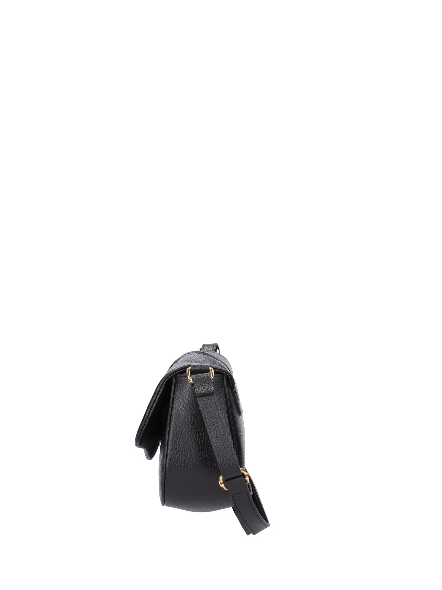 Borsa a spalla da donna Vera pelle 07152-D28 NERO Viola Castellani