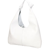 Borsa a spalla da donna 100% vera pelle 07156-BIANCO Viola Castellani